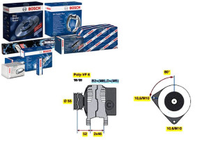Alternator Fiat Ducato 02- Bosch