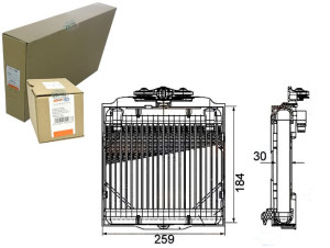 Chłodnica Oleju Automat Behr Hella 17217572542 757