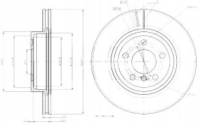 Tarcze Ham. 2szt Bmw P. E83 X3 Maxgear