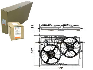 Wentylator Chłodnicy Behr Hella 1347697080 1358012