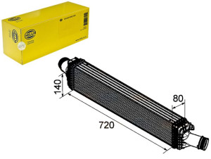 Intercooler Chłodnica Powietrza Doładowującego [hella]