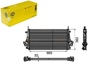 Intercooler Opel Insignia 08- Hella