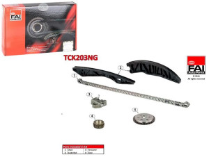 Zestaw Łańcucha Rozrządu Hyundai Kia 06- 1.4 1.6 F