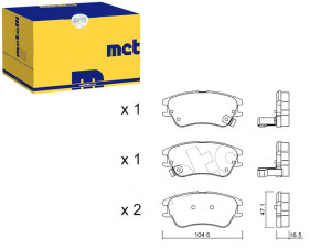 Klocki Hamulcowe Hyundai Atos 03- Metelli