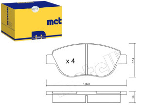 Klocki Hamulcowe Metelli 425222 425250 425339 4253