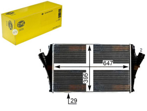 Intercooler Chłodnica Powietrza Doładowującego [hella]