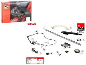 Zestaw Łańcucha Rozrządu Alfa Fiat 1,9jts 2,2jts U