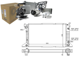 Chłodnica Silnika Ford Transit Transit Tourneo 2.5