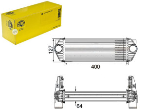 Intercooler Chłodnica Powietrza Doładowującego [hella]