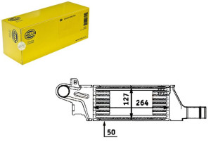 Intercooler Opel Corsa C 1,7di Hella