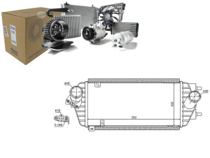 Intercooler Hyundai I40 I40 Cw Kia Optima 1.7d 07.