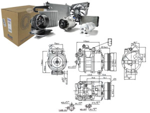 Sprężarka Klimatyzacji Audi A4 1.9d 11.00-12.04 Ni