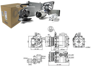 Sprężarka Klimatyzacji Ford Tourneo Connect Transi