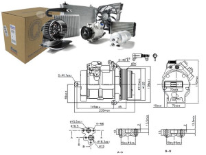 Sprężarka Klimatyzacji Mercedes Sprinter 3 5-t (90