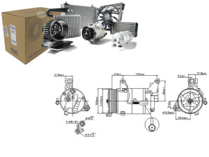Sprężarka Klimatyzacji Mini (r50 R53) (r52) 1.6 06