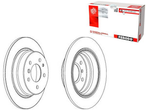 Tarcze Hamulcowe 2szt Bmw 5 (e34) 1.8-3.6 06.87-07