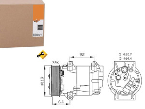 Sprężarka Klimatyzacji Renault Megane Ii Cvc6 Nrf