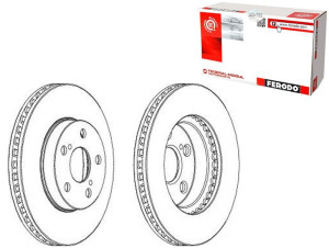 Tarcze Hamulcowe 2szt Lexus Ct Toyota Carina E Cel