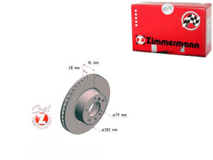 Tarcze Hamulcowe 2szt Bmw 7 E32 86-94 Zimmermann