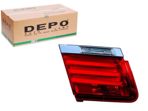 Lampa (część Wewnętrzna Led Kolor Szkła Czerwony)