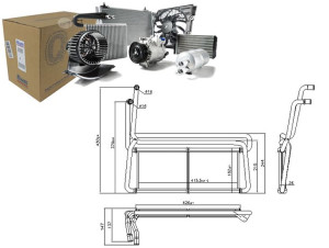 Nagrzewnica Scania G R Dc11.08-dt16.08 03.04- Niss