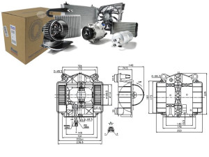 Dmuchawa Mercedes S (c216) S (w221) 2.2d-6.2 10.05