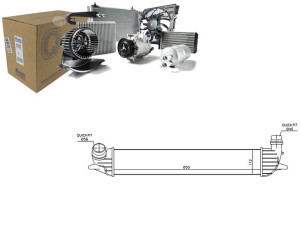 Intercooler Renault Laguna Laguna Iii 2.0/2.0d 10.