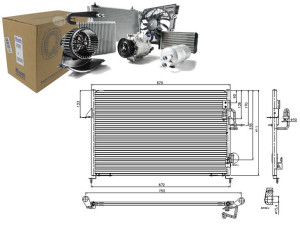 Skraplacz Klimatyzacji Land Rover Discovery Ii 2.5