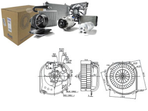 Dmuchawa Mercedes S (c140) S (w140) 2.8-6.0 02.91-