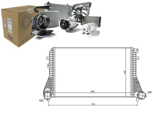 Intercooler Audi A3 Tt Seat Altea Xl Leon Vw Cc Eo