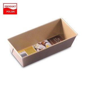 Keksówka forma do pieczenia chleba, pasztetu fakturowana Chocolate 25x11x7,