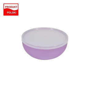 Miseczka okrągła Weekend z pokrywką 600 ml 14 cm kolor wrzosowy