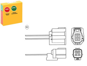 Sonda Lambda Mazda 1,8 2,0 2,3 6 02-07 Ngk