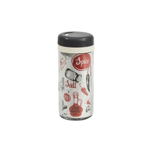 Przyprawnik szklany Troya 245 ml szary