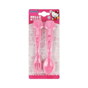 Sztućce dla dziecka widelec i łyżka Hello Kitty