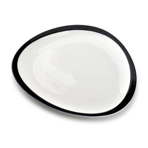 Talerz obiadowy trójkątny 26,5 cm Paulette