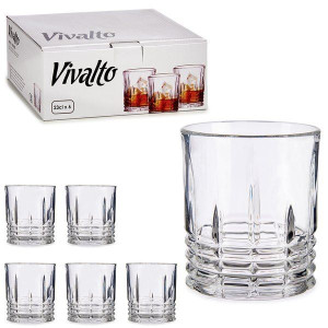 Szklanka do whisky napojów 230 ml Lineas komplet 6 szt.