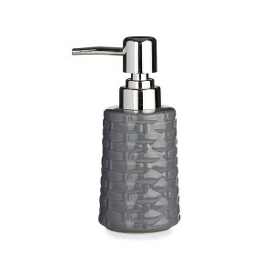 Dozownik do mydła 200 ml szary ceramiczny