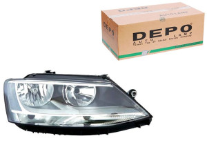 Reflektor (h7 Elektryczny Z Silnikiem) Vw Jetta Iv