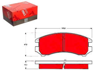 Klocki Hamulcowe Nissan Przód Sunny Trw