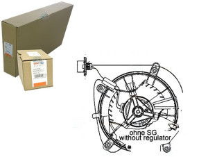 Wentylator Dmuchawa Behr Hella 2108205242 21082034