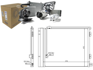 Skraplacz Klimatyzacji Man Focl Tgl Tgm 01.04- Nis
