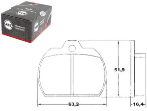 Klocki Hamulcowe Vw Kaefer -85 A.b.s.