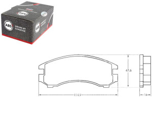 Klocki Hamulcowe Nissan Sunny 86-90 A.b.s.