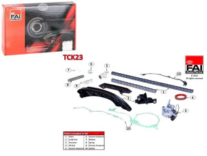 Zestaw Łańcucha Rozrządu Bmw X3 E83 (góra + Dół) F