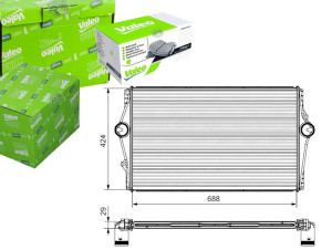 Intercooler Volvo S60 S80 V70 2,0-2,8 98-10 Valeo