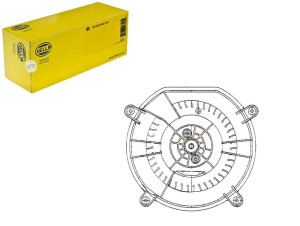 Silnik Dmuchawy Mercedes W211 02- Hella