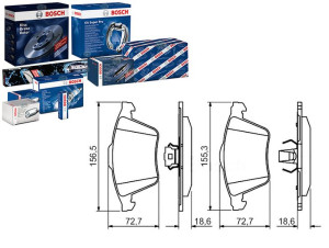 Klocki Hamulcowe Volvo Przód C70 S40 V40 V50 04- B
