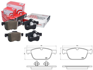 Klocki Hamulcowe Volvo Xc60 08- Przód Brembo