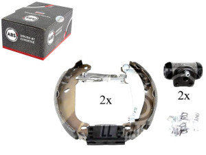 Komplet Szczęk Z Cylinderkami Peugeot 206 A.b.s.